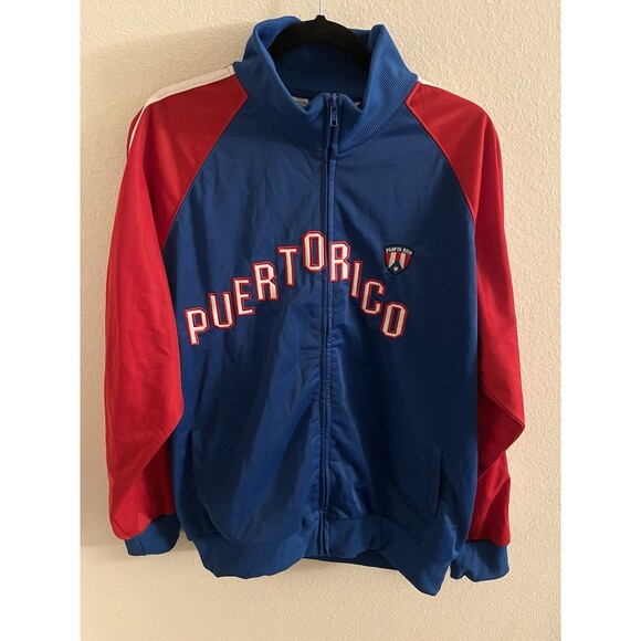 Vintage Tropi Co PUERTO RICO Track Jacket Size L NWT - Picture 1 of 11